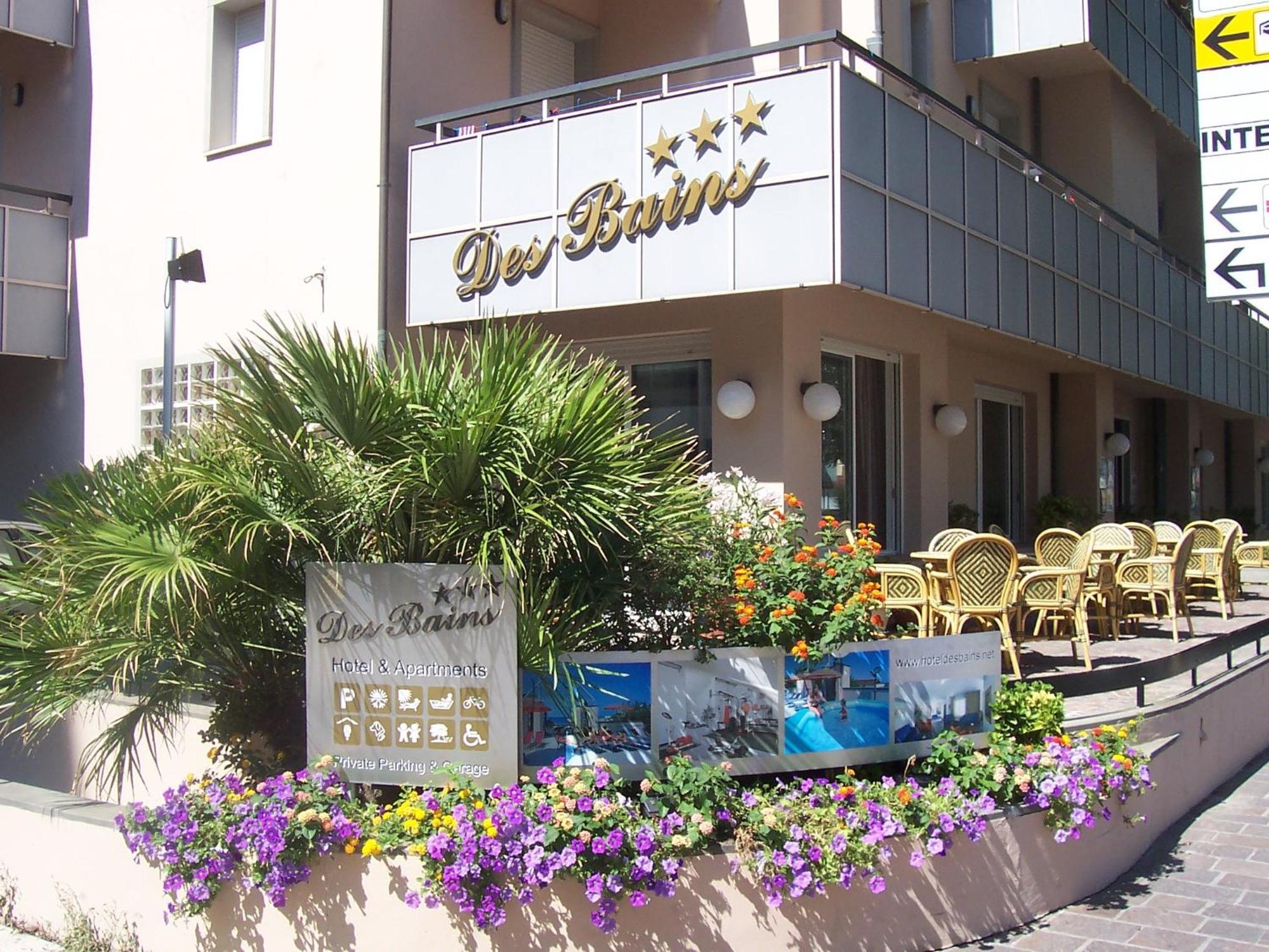 Hotel Des Bains Cattolica Eksteriør bilde